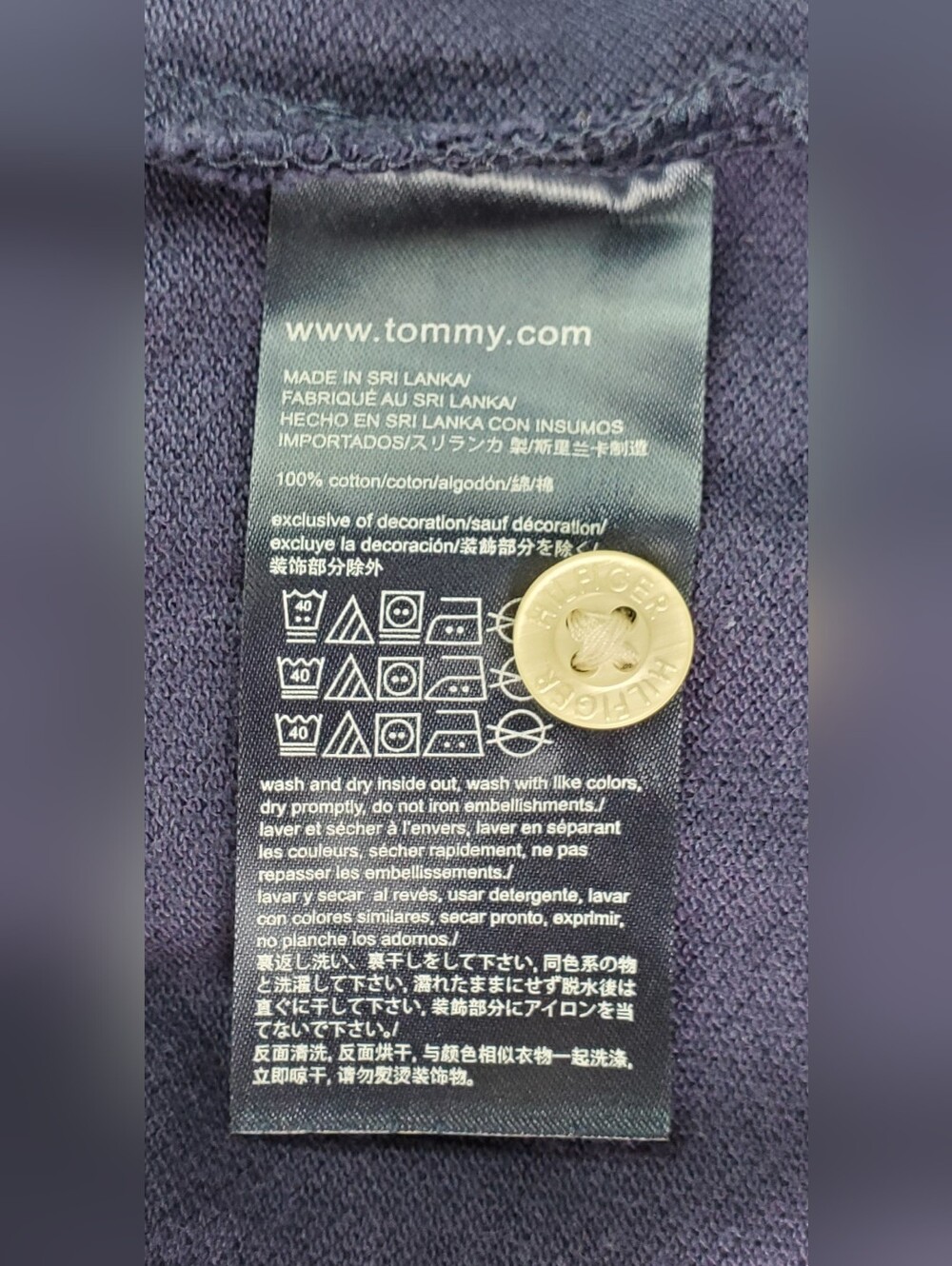 Tommy Hilfiger Mens Custom Fit Spellout Polo Shirt - Size XXLT TALL - EUC - Picture 8 of 13